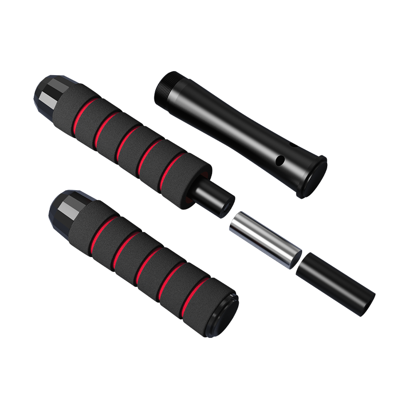 TS-2 Cuerda para saltar con mango de esponja de 5 ranuras para adultos