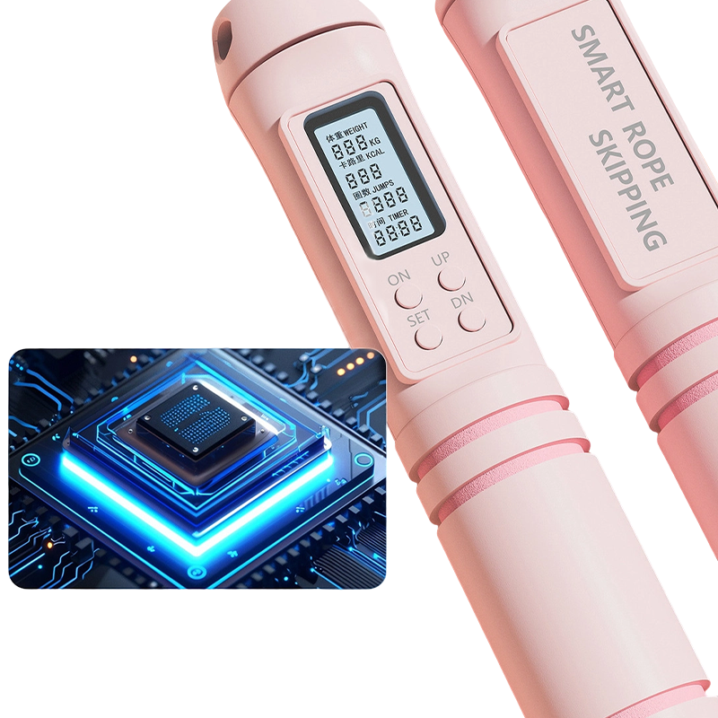 TS-45 Cuerda de salto con conteo electrónico con mango ABS/espuma TS-45 Cuerda de salto con conteo electrónico con mango ABS/espuma