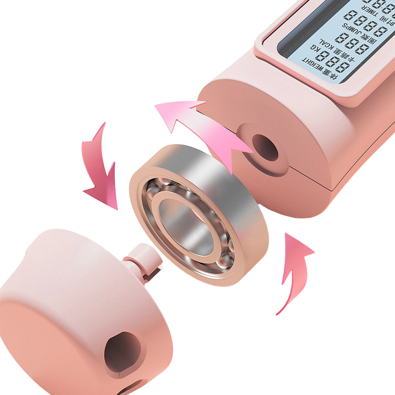 TS-45 Cuerda de salto con conteo electrónico con mango ABS/espuma TS-45 Cuerda de salto con conteo electrónico con mango ABS/espuma