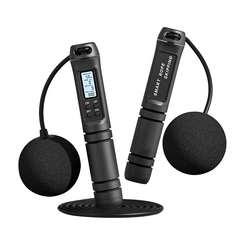 TS-45 Cuerda de salto con conteo electrónico con mango ABS/espuma