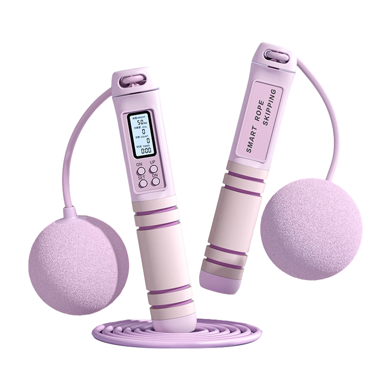 TS-45 Cuerda de salto con conteo electrónico con mango ABS/espuma TS-45 Cuerda de salto con conteo electrónico con mango ABS/espuma